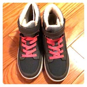 H&M Sherpa Lined High Top Sneakers